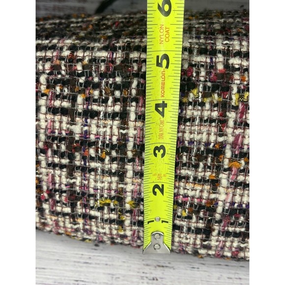 Coach Galaxy Tweed Tote Bag Shoulder Purse H1221-F20025 Black Pink & Tan - Picture 15 of 15